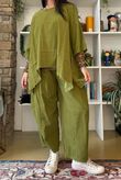 Lock Needlecord Panel Dip Side Top Olive